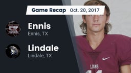 Recap: Ennis  vs. Lindale  2017
