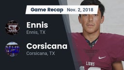 Recap: Ennis  vs. Corsicana  2018