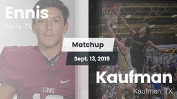 Matchup: Ennis  vs. Kaufman  2019