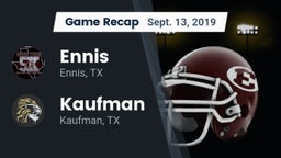Recap: Ennis  vs. Kaufman  2019