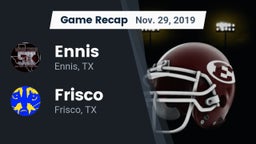 Recap: Ennis  vs. Frisco  2019