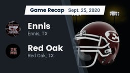 Recap: Ennis  vs. Red Oak  2020