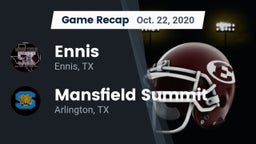 Recap: Ennis  vs. Mansfield Summit  2020
