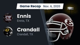 Recap: Ennis  vs. Crandall  2020