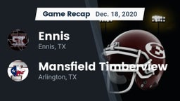 Recap: Ennis  vs. Mansfield Timberview  2020