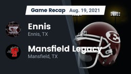 Recap: Ennis  vs. Mansfield Legacy  2021