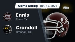 Recap: Ennis  vs. Crandall  2021