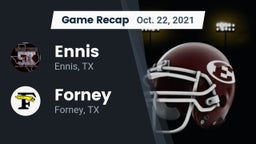 Recap: Ennis  vs. Forney  2021