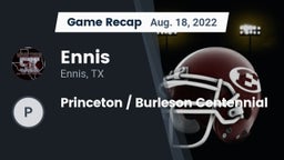 Recap: Ennis  vs. Princeton / Burleson Centennial 2022