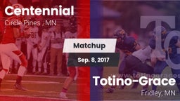 Matchup: Centennial High vs. Totino-Grace  2017