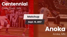 Matchup: Centennial High vs. Anoka  2017