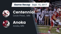 Recap: Centennial  vs. Anoka  2017