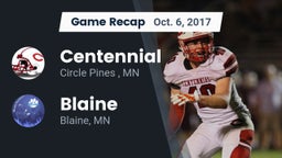 Recap: Centennial  vs. Blaine  2017