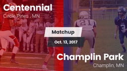 Matchup: Centennial High vs. Champlin Park  2017