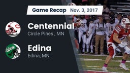 Recap: Centennial  vs. Edina 2017