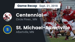 Recap: Centennial  vs. St. Michael-Albertville  2018