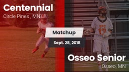 Matchup: Centennial High vs. Osseo Senior  2018