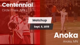 Matchup: Centennial High vs. Anoka  2019