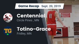Recap: Centennial  vs. Totino-Grace  2019