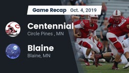 Recap: Centennial  vs. Blaine  2019