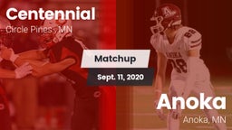Matchup: Centennial High vs. Anoka  2020