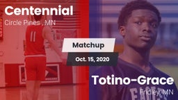 Matchup: Centennial High vs. Totino-Grace  2020