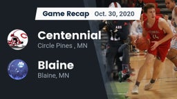 Recap: Centennial  vs. Blaine  2020