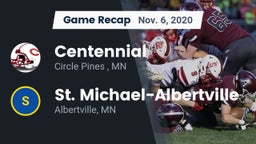 Recap: Centennial  vs. St. Michael-Albertville  2020