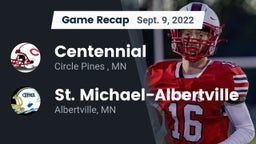 Recap: Centennial  vs. St. Michael-Albertville  2022