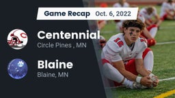 Recap: Centennial  vs. Blaine  2022