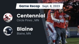Recap: Centennial  vs. Blaine  2023