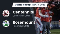 Recap: Centennial  vs. Rosemount  2023