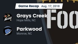 Recap: Grays Creek  vs. Parkwood  2018