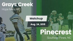 Matchup: Grays Creek High vs. Pinecrest  2018