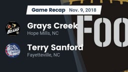 Recap: Grays Creek  vs. Terry Sanford  2018