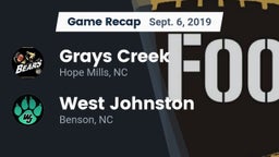 Recap: Grays Creek  vs. West Johnston  2019