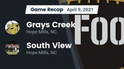 Recap: Grays Creek  vs. South View  2021