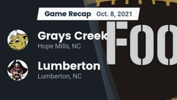 Recap: Grays Creek  vs. Lumberton  2021
