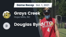 Recap: Grays Creek  vs. Douglas Byrd 2021