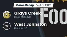 Recap: Grays Creek  vs. West Johnston  2022