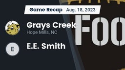 Recap: Grays Creek  vs. E.E. Smith 2023