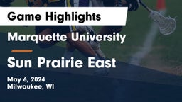 Marquette University  vs Sun Prairie East  Game Highlights - May 6, 2024