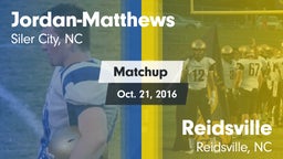 Matchup: Jordan-Matthews vs. Reidsville  2016