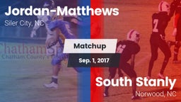 Matchup: Jordan-Matthews vs. South Stanly  2017