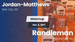 Matchup: Jordan-Matthews vs. Randleman  2017