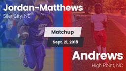 Matchup: Jordan-Matthews vs. Andrews  2018