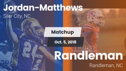 Matchup: Jordan-Matthews vs. Randleman  2018