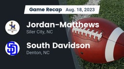 Recap: Jordan-Matthews  vs. South Davidson  2023