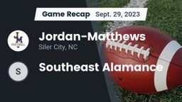 Recap: Jordan-Matthews  vs. Southeast Alamance 2023
