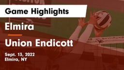 Elmira  vs Union Endicott Game Highlights - Sept. 13, 2022